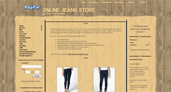 Desktop Screenshot of onlinejeansstore.de